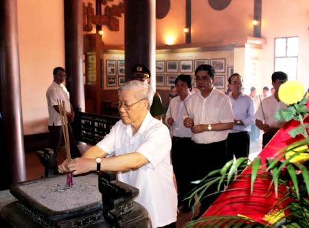 Tổng Bí thư  Nguyễn Phú Trọng thăm và làm việc tại tỉnh Thanh Hóa - ảnh 1